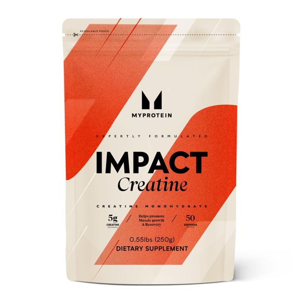 Myprotein Creatine Monohydraat Poeder, 0.5 Lb (50 porties) Pure Unflavored Creatine Powder, Post/Pre Workout Supplement voor alle sporten en oefeningen