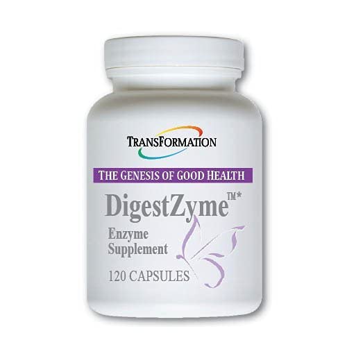 TRANSFORMATIE DE GENESIS VAN GOEDE GEZONDHEID Enzymen Natuurlijke DigestZyme Supplement Formule voor de algehele gezondheid voor kinderen, voedende absorptie, ondersteuning spijsvertering tijdens de zwangerschap en borstvoeding, 120