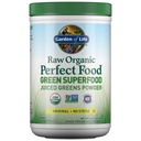 Garden of Life Super Greens Poudre Smoothie & Mix, Probiotiques et enzymes digestives pour la santé digestive, Superaliments biologiques Nutrition Fruits et légumes pour les femmes et les hommes Énergie, Original, 60 portions
