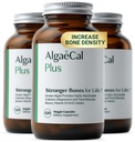 ALGAECAL Biologische Red Algen Calcium Supplement voor botdichtheid & sterkte, vitamine K2 MK7 (100 mg), vitamine D3 (1600 IE), Magnesium (350 mg) & sporenmineralen, gemakkelijk doorslikken, 120 Veggie Caps