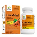 Terry naturellement CuraMed 500mg - Supplément antioxydant pour le cerveau et le soutien de la santé immunitaire - Supplément avec l'huile essentielle curcumine et curcuma - soutien du foie à base de plantes - 60 Softgels