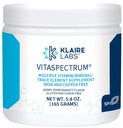 Klaire Labs SFI Health VitaSpectrum Powder - Multivitamine/Mineral voor kinderen met 23 essentiële voedingsstoffen in Berry-Pomegranaat voor kinderen, geen koper, ijzer, gluten of Caseïne (30 porties, 171 gram)