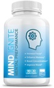 Mind IgniteTM Mental Performance 16 Ingrédients - Supplément Cerveau Nootrope Extra Force pour Focus, Énergie, Mémoire, Clarté, Concentration et plus