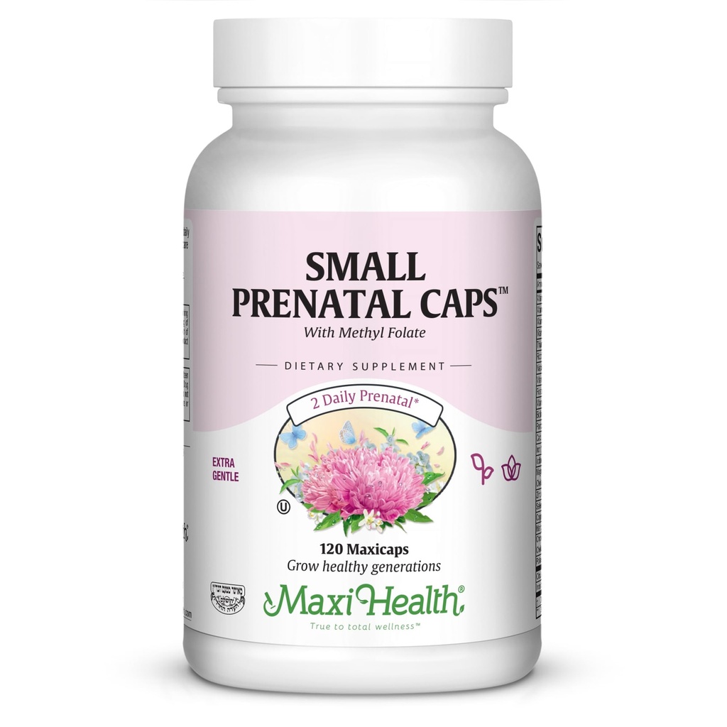 Maxi Kleine Prenatale Capsules met Methylfolaat 120 st