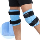REVAX ijs Wraps voor Knie Ongemak, Gel Ice Packs Herbruikbaar met koude compressie, Knie Cold Pack om te ontspannen pijnlijke spieren en gewrichten, pluche cover en handen-vrije toepassing, een Set van twee