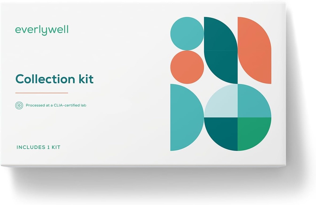 Everlywell Thyroid Test - at-Home Collectie Kit - Nauwkeurige resultaten van een CLIA-Certified Lab Binnen Days -Ages 18+