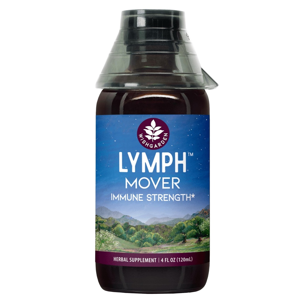 WishGarden Herbs Lymph Mover Immune Strength - Natuurlijke plantaardige lymfatische afwatering en lymfatische reiniging Supplement met Echinacea voor Immune Ondersteuning, Ondersteunt gezonde lymfatische systeemfunctie, 4oz
