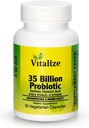 Uvitalize - 35 miljard PROBIOTIC Probiotica voor vrouwen en mannen Probiotica met 8 probiotische vlekken Ondersteuning Metabolisme en spijsverteringsgezondheid Vegan Probiotic Capsules voor alle Vegetarische capsules