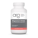 Groupe de recherche sur l'allergie Supplément de citrate de magnésium - Capsules de citrate de magnésium pur pour le calme, le sommeil, la constipation et la digestion pour les femmes et les hommes, 170 mg par pilule - 180 Capsules végétariennes