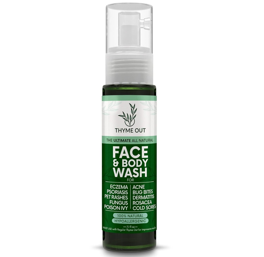Alle natuurlijke gezichts- en lichaamswas voor eczeem, psoriasis, huiduitslag van huisdieren, gif Ivy, acne, insectenbeten, dermatitis, rosacea en koude sores - kalmeert jeuk, en irritatie (7.1 oz)
