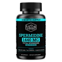 Supplément de spermidine (1440mg de compléments de spermidine purs à 99 % pour les femmes et les hommes) 4 mois d'approvisionnement (100X plus d'extrait de germe de blé) 12MGS par portion pour la santé cellulaire, l'anti-âge et l'énergie