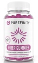 PUREFINITY Fiber Gummy's voor volwassenen met Inulin FOS van Chicory Root, Sugar Free Prebiotic Supplement voor dagelijkse spijsvertering & Constipatie Ondersteuning 