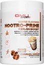 GMU SPORT Nootro-Prime Brain Boost - Focus Brain Supplement - Mushroom Supplement Powder with Alpha GPC, Nootrope Brain Supplements for Memory and Focus with Lions Mane, 30 Servings, Caramel Mocha