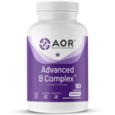 AOR, Advanced B Complex, Multivitamine Ondersteuning voor Energie, Stress en Metabolisme, Dieetsupplement, 90 capsules (90 porties)