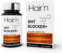 Haar DHT Blocker Hair Growth Supplement, Vegan & Plant-based formule voor mannen en vrouwen, ondersteunt haargroei, veilig voor volwassenen - Saw Palmetto, Biotin, Capsaicin, en Reishi Paddenstoelen