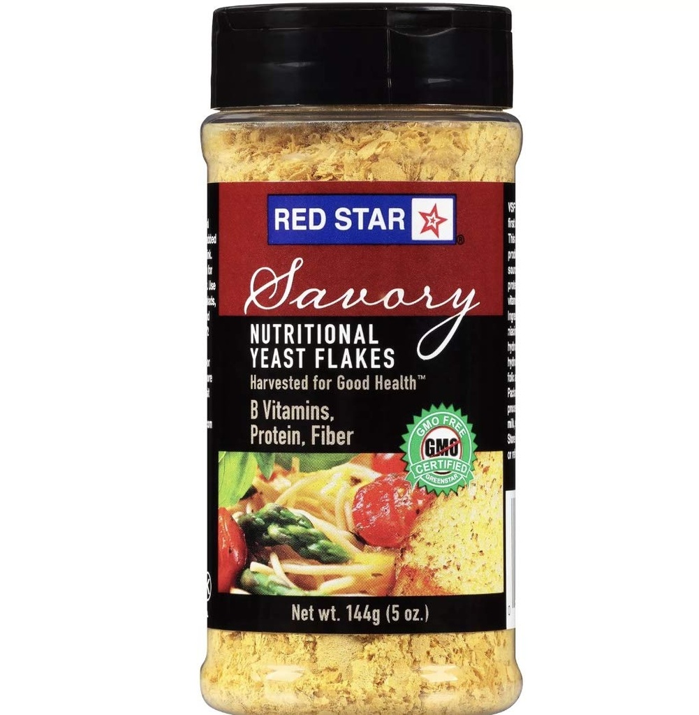 Red Star Savory Nutritional Gist Flakes 5 oz. Shaker (verpakking van 3)