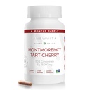 Montmorency Tart Cherry, Non OGM, Capsules - CherryPure 50:1 Concentrate eq. 25 000 mg - Antioxydants et flavonoïdes, Extrait de Tart Cherry pour gout et muscles - 120 Capsules de Veggie - 4 mois d'approvisionnement