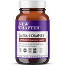 Nouveau chapitre Omega-3 complexe, 1000mg Softgels, supplément huile de poisson saumon sauvage d'Alaska pour le coeur, le cerveau, les yeux, les articulations et la peau soutien de santé - 30 Compte
