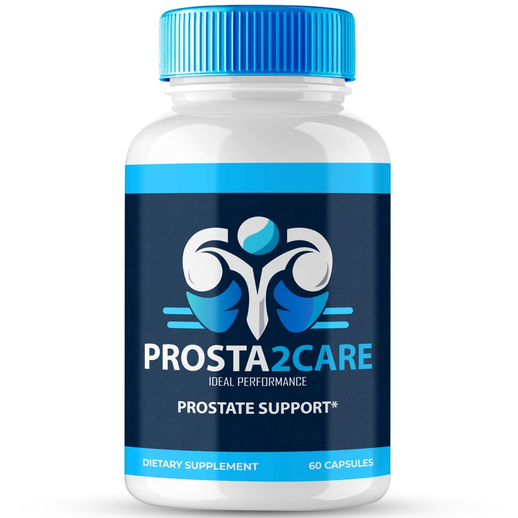 PERFORMANCE IDEAL Prosta2Care pour les hommes Capsules, Prosta 2 soins pilules de santé de la prostate - Force maximale, Prosta 2Care Formule Premium Toutes les pilules de soins naturelles, Prosta2 Avis (60 capsules)