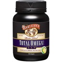 Barlean's Total Omega 3 6 9 Softgels, Blended Fish Oil Supplement met Borage en Vlaszaadolie, 1.000 mg Omega's ALA, EPA, DHA en GLA voor gezamenlijke ondersteuning Supplementen en Hartgezondheid, 90 Tellen