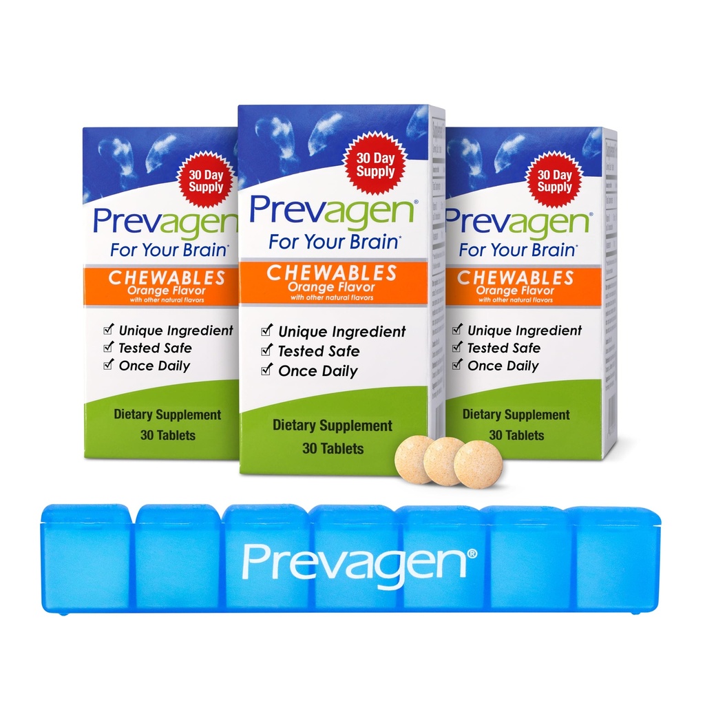 Prevagen Regular Strength Oranje Kauwtabletten - 90 tabletten (3 maanden voorraad) 