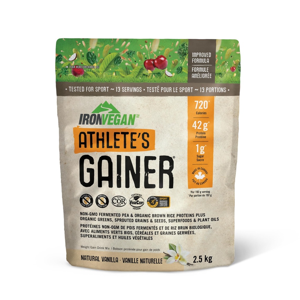 Gainer Vanille Proteïne Poeder, 2500 GR
