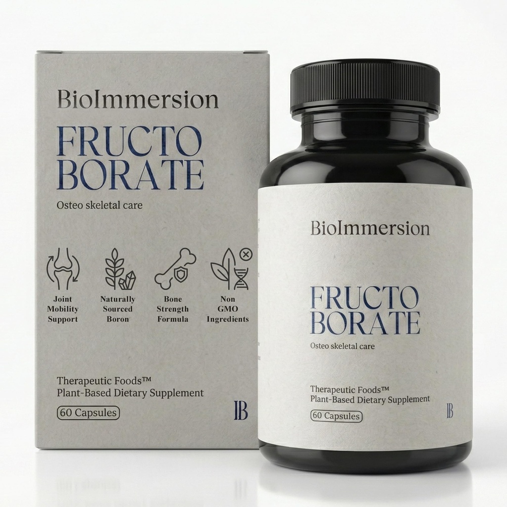 Fructo borate Complexe Ondersteunt gezamenlijke mobiliteit & botsterkte, Boronsupplement voor ontstekingen Relief, 60 capsules, Non-GMO