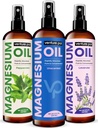 Venture Pal 100% Pure Magnésium Oil Spray avec Lavande, Absorption rapide, Moins Sting, Ultra-Apaisant pour le sommeil et la relaxation musculaire, Sept (gros 8 oz) Minéraux