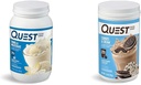 Quest Vanilla Milkshake 24g Protéines 3 livres et biscuits et crème 20g Protéines 1,6 livre Poudres de protéines