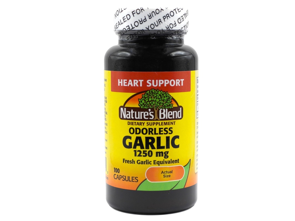 Nature's Blend Odorless Knoflook 1.250 mg 100 capsules