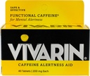 Vivarin Cafeïne Alertness Aid, Tabletten 40 ea (pakket van 6)