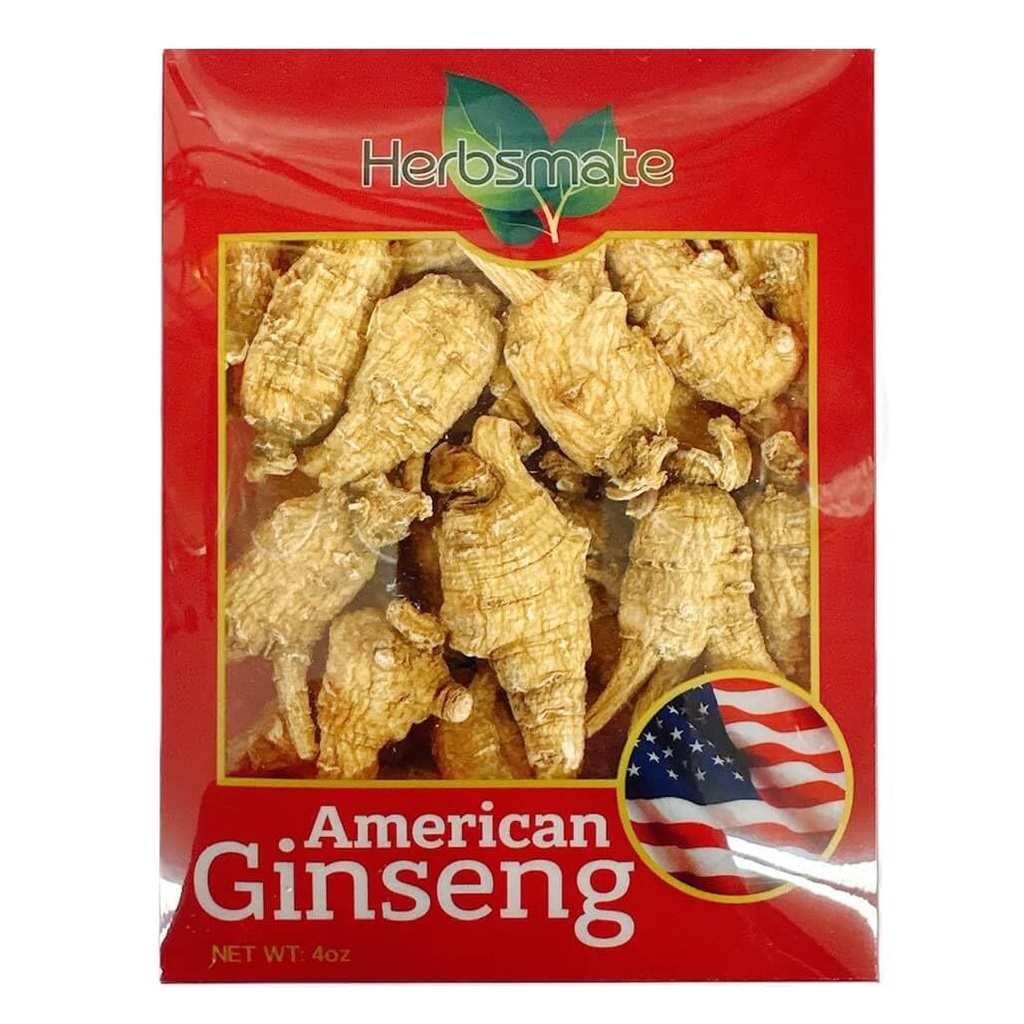 Handgeselecteerde A-grade Amerikaanse Ginseng gemiddelde ronde grootte (4 Oz. Box)