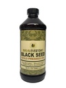 Huile de graines noires pures - 16 OZ - Graines noires pressées 100% pures et froides - Non OGM et végétaliens - Nigella Sativa