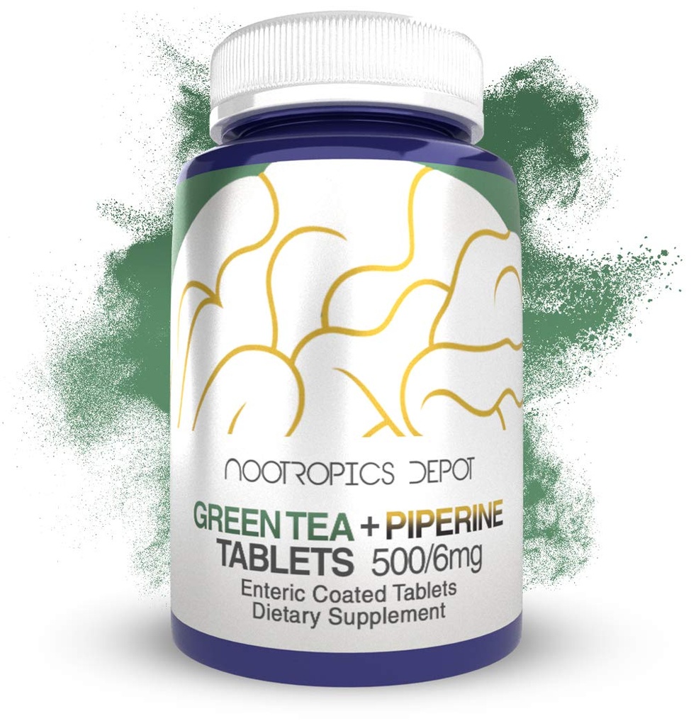 Nootropics Depot Green Thee Extract Tabletten 