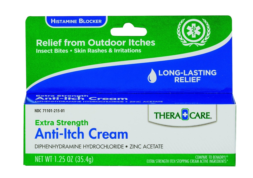 Thera Care Crème anti-démangeaisons extra-forts Relief de démangeaisons extérieures