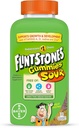 Flintstones Sour Gummy Vitamins For Kids, Kids Multivitamin Gummies with Vitamins C, B6, B12, A & Vitamin D, Support Kids Growth and Development, 180 Count