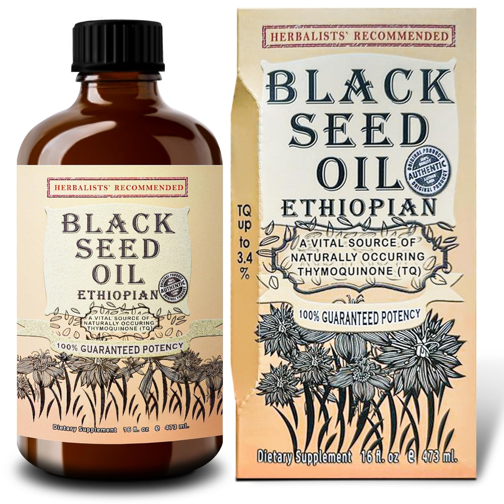 Ethiopian Black Seed Oil 16oz Extra Strength 3x Thyno › 