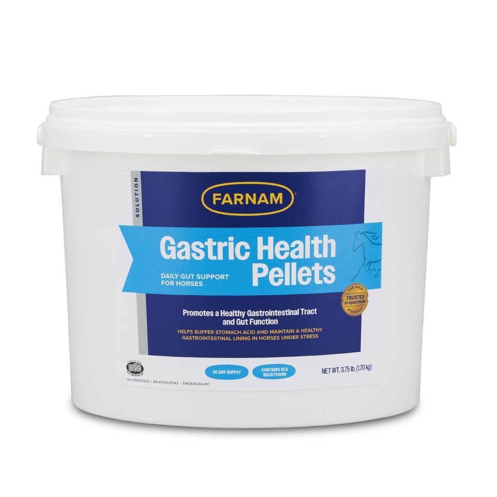 Farnam Gastric Health Pellets, Daily Gut and Digestief Health Supplement voor paarden helpt een gezonde gastro-intestinale Tract en Gut functie behouden