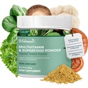 Dr. Fuhrman Whole Food Greens Powder (en anglais seulement) Premium Greens Superfood Powder Multivitamin (en anglais seulement) Protéines à base de plantes pour le soutien immunitaire et la santé des plantes