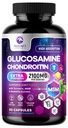Glucosamine Chondroitin MSM Joint Supplement 2100mg - with Glucosamine Sulfate, Turmeric, Boswellia, Quercetin & Bromelain 