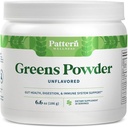 Patroon Wellness Greens Powder Superfood met Antioxidant, Digestief Enzyme, Fiber, Probiotic & Adaptogen Blends 