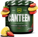 REDCON1 Hydratation de la canne à sucre + électrolytes, lémonade de fraise - boisson électrolytique en poudre avec des vitamines B + minéraux pour la récupération - poudre d'eau de coco et acide hyaluronique pour l'hydratation (30 portions)