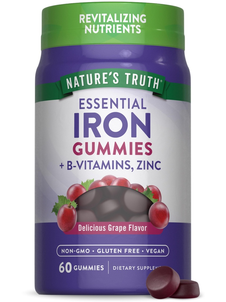 De waarheid van de natuur IJzeren Gummies 60 Graaf 