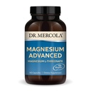 Dr Mercola Magnesium Advanced - Soutient la santé des os, des articulations et du cerveau - contribue à un sommeil plus reposant - sans OGM, sans gluten et sans soja - 90 capsules (30 portions)