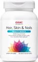 GNC Vrouwenharen, Huid & Nagels Dagelijkse Multivitamine Blend Biotine (3.000 mcg), Hyaluronzuur, Vitaminen C & E met Niacin 