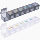 VICASKY 7 Dag 3 Times A Day Pillen Organisator: 7 Compartiments, Portable, Herinnering, Persoonlijke Pillen Dispenser