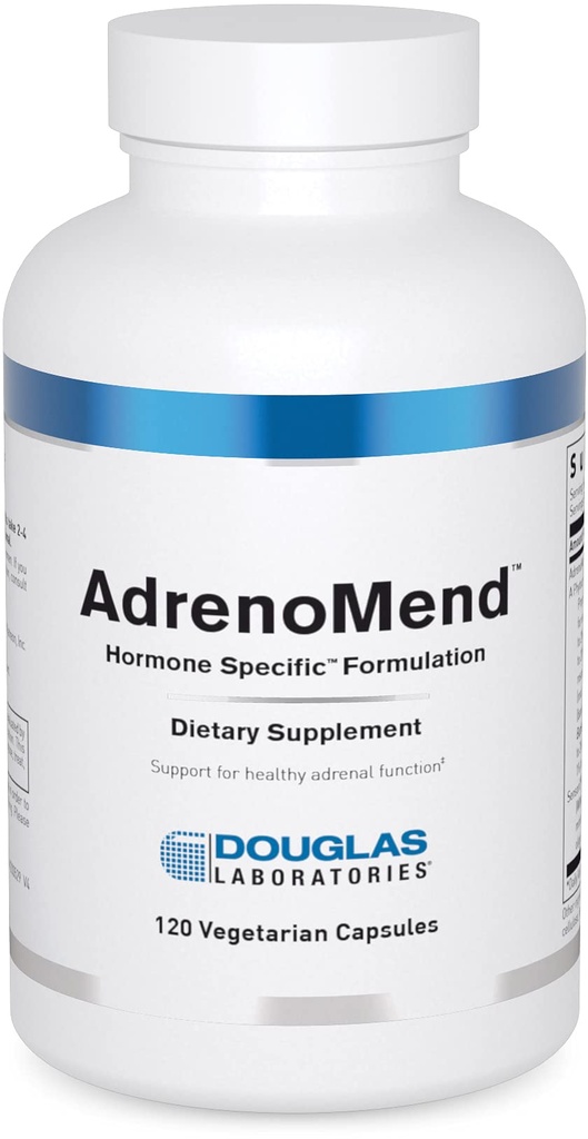 Douglas Laboratories AdrenoMend - Rhodiola Herbal Supplement - Adrenal Support - With Ashwagandha, Bacopa Monnieri, & Other Adaptogens - Non-GMO - 120 Vegetarische Capsules