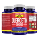 Gewoon krachtige quercetinesupplementen, quercetine 500 mg 200 capsules, 2 X quercetine 250 mg Phytosome Bioflavonoïde Antioxidant Vegan Glutenvrije pillen ter ondersteuning van gezonde Cellulaire Hart- en Immuunfuncties