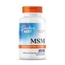 Meilleur médecin MSM, supporte cheveux, peau, ongles, et articulations, non-OGM, sans gluten, 3000 mg par portion, 360 capsules