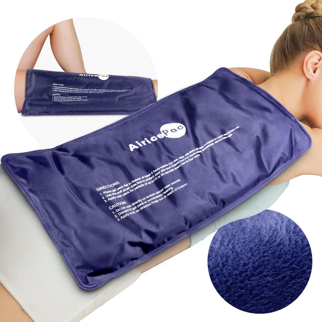 Extra grote Gel flexibele terug Ice Packs voor Verwondingen Herbruikbaar, 11